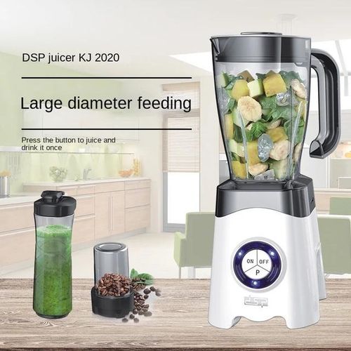 Dsp Professional 3 In1 Blender Grinder With Bottle - Multicolour