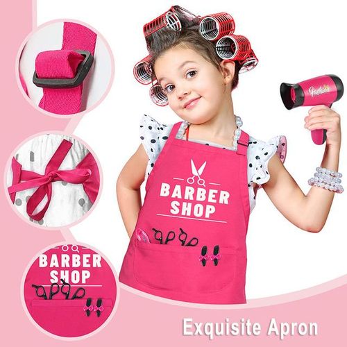 Kids Makeup Set For Girls Gifts Pretend Play Hairdressing Hair Simulation Styling Tools Blow Dryer Beauty Fashion Toys for