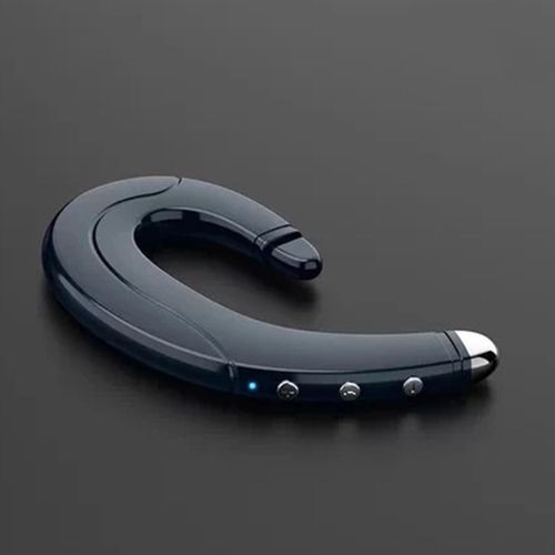 Bone Conduction Bluetooth 5.0 Ear-Hook Single Headphone For Blue