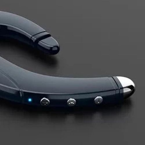 Bone Conduction Bluetooth 5.0 Ear-Hook Single Headphone For Blue