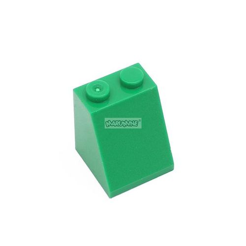 MARUMINE MOC 2x2x2 Beveled Brick Slope 65 Degrees 100PCS Roof Building Block Bulk Parts Compatible with 3678 Assembles