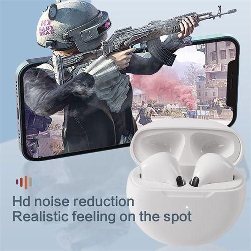 Pro 6 Pink Wireless Headphones Life Waterproof Headphones Earbuds