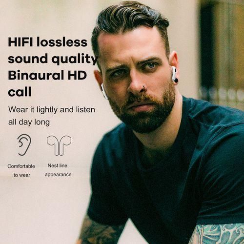 Pro 6 Pink Wireless Headphones Life Waterproof Headphones Earbuds