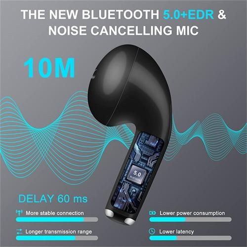 Air Pro 6 TWS Wireless Bluetooth Earbuds Sports Headphones