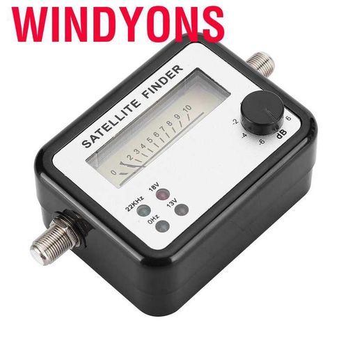Windyons  SF9504dB Digital Display Satellite Finder SAT TV Signal Meter 950~2150MHz Black