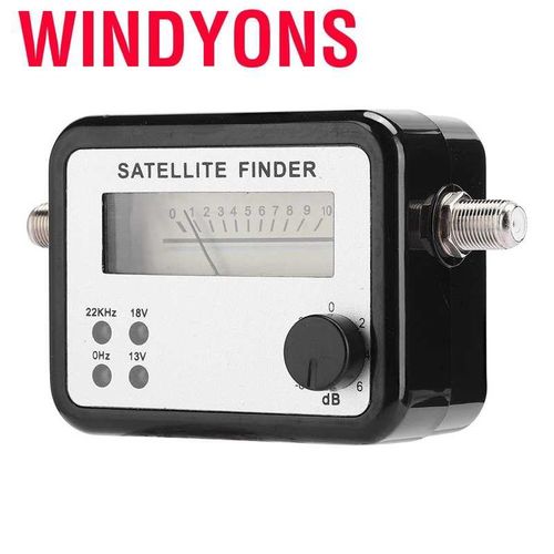 Windyons  SF9504dB Digital Display Satellite Finder SAT TV Signal Meter 950~2150MHz Black