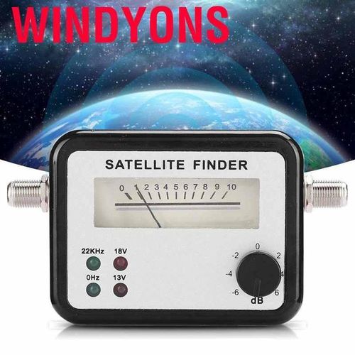 Windyons  SF9504dB Digital Display Satellite Finder SAT TV Signal Meter 950~2150MHz Black