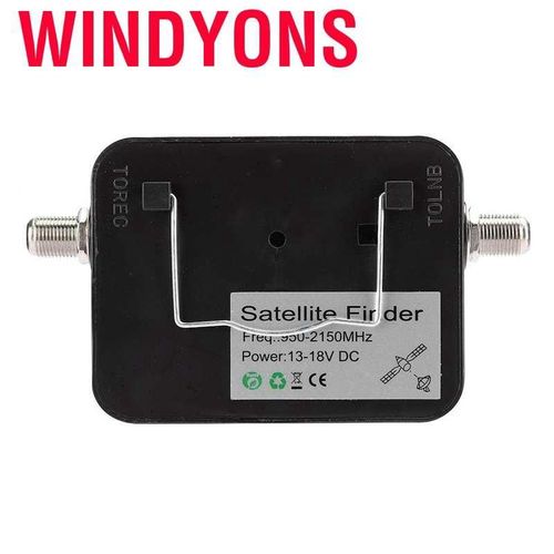 Windyons  SF9504dB Digital Display Satellite Finder SAT TV Signal Meter 950~2150MHz Black