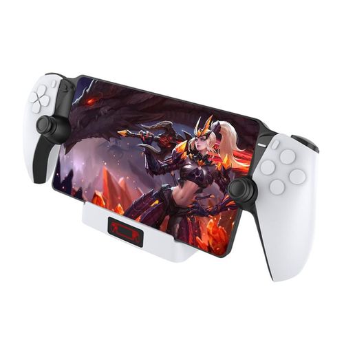 For PS5 Portal Charging Dock LED Indicator Portable Charge Dock Station Anti-Slip for Portal Handheld Console