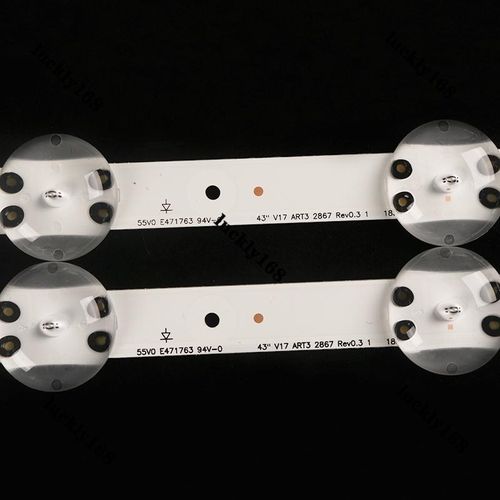 NEW 2PCS/SET LED backlight 10 lamp for LG SUNG WEI55V0 E74739 94V-0 43UJ652T 43 