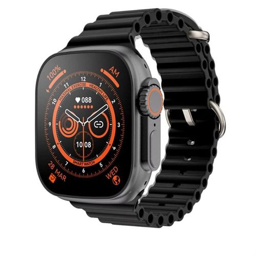 T800 Ultra NFC Black Smart Watch Men Women Watch for Ios Android