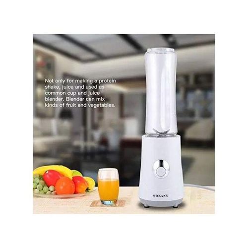 Sokany 400ml Smoothie Maker - White, Clear