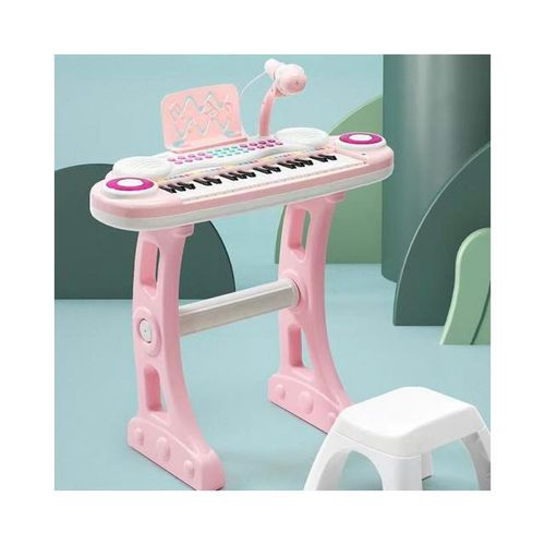 37-key medium-sized piano with microphone and chair children's electronic piano beginner multi-purpose instrument home piano