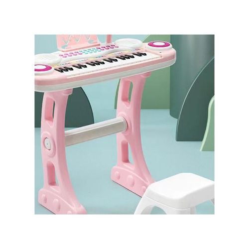 37-key medium-sized piano with microphone and chair children's electronic piano beginner multi-purpose instrument home piano
