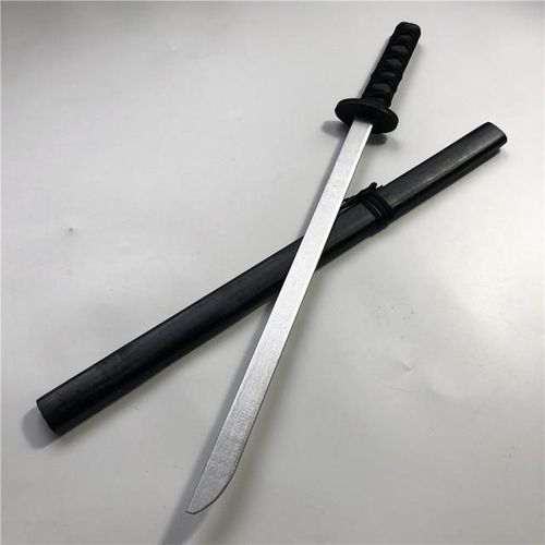 Wooden Cosplay Mini Simulated Animation Prop Anime Katana Samurai Ninja Performance Props Toys For Kids 73cm