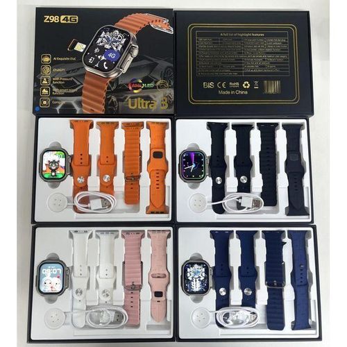 2024 New Z98 4G LTE Cellular Smartwatch Set.