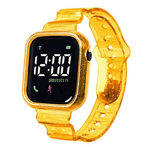 Kids LED Digital Watch Waterproof Large ScreenOrange