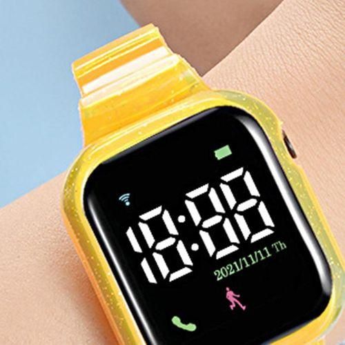 Kids LED Digital Watch Waterproof Large ScreenOrange