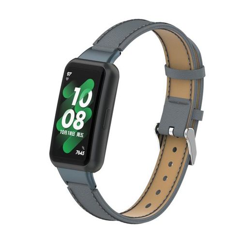 Leather Watch Band Strap For Huawei Band 7 Smart Watch Bracelet Microfiber Leather Wristband For Huawei Band7 Correa Accessories