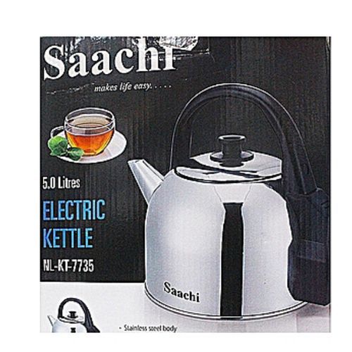 Saachi Electric Kettle , 5 Litres - Silver