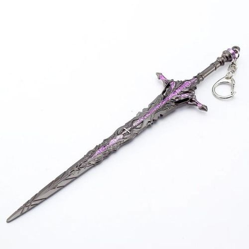 21cm Omega Game Noctis Lucis Caelum Peripheral All Metal Katana Samurai Model Keychain Crafts Gifts Toys Collection