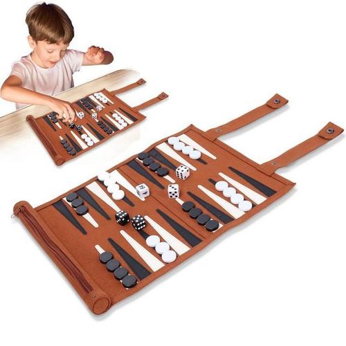Backgammon Sets Backgammon Travel Set Board Games Smart Tactics Best Strategy Tip Enclosed Accessories