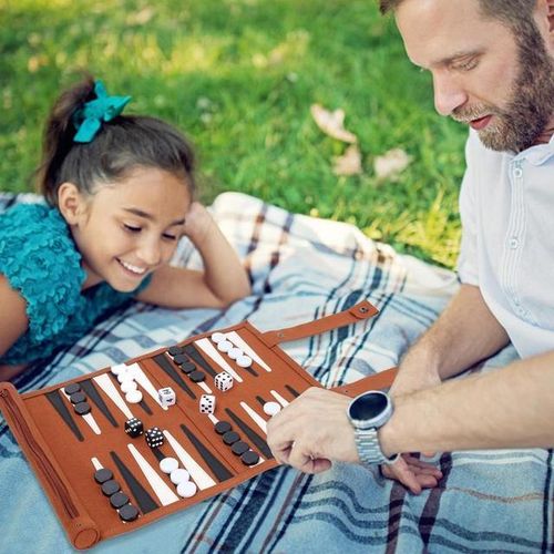 Backgammon Sets Backgammon Travel Set Board Games Smart Tactics Best Strategy Tip Enclosed Accessories