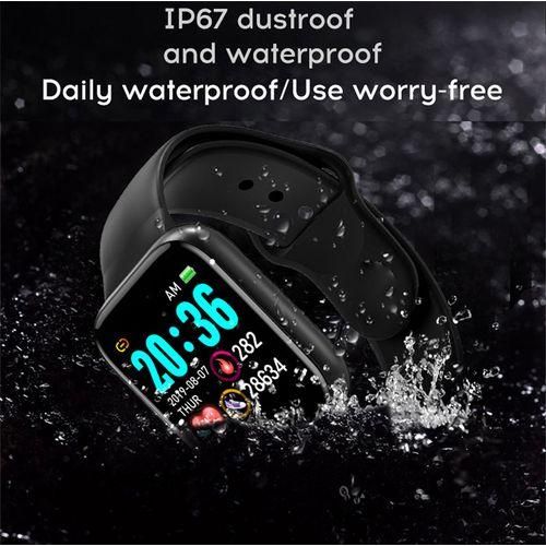 Men Ladies Black Smart Watch Y68 Bluetooth Fashion Bracelet