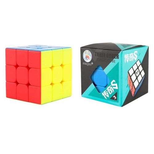 Legend S 3x3x3 Balck Stickerless Magic Cube Professional 3x3 Speed Cubes Puzzles Speedcube Educational Toys