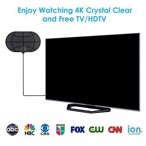 HD Digital Indoor TV Antenna 50 Miles Range VHF Lo