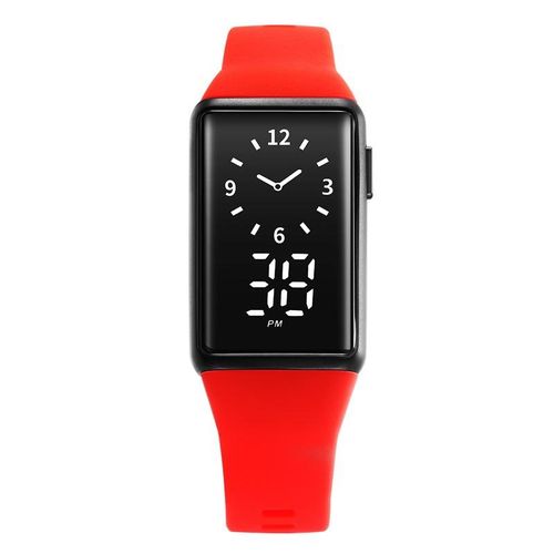 Smart Watch Student Electronic Watch Double Display Trend Waterproof Silicone Watch Sports Watch