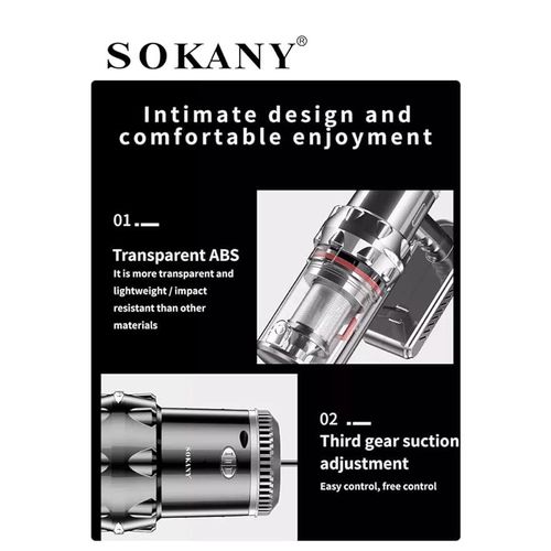 Sokany 1 Electric High Power Vacuum Cleaner With Strong Suction Function-Multicolour