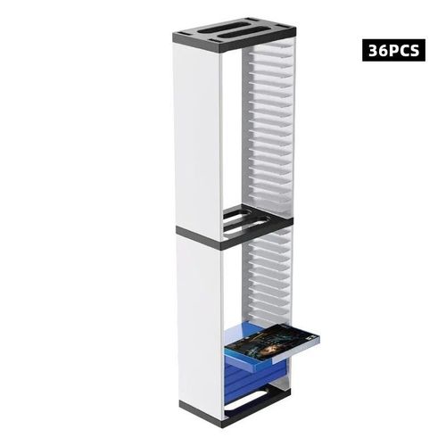 DATA FROG Video Game Storage for PS5/ PS4/ PS3/ Xbox Series S X/Xbox Game Shelf Organizer for DVD Game Holder Tower