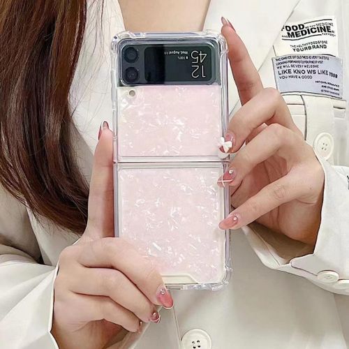 Applicable to Samsung Z Flip 4 Fold Stack Phone Case Galaxy Z Flip 3 Shell Pattern Drop-Resistant Protective Case