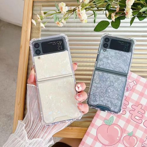 Applicable to Samsung Z Flip 4 Fold Stack Phone Case Galaxy Z Flip 3 Shell Pattern Drop-Resistant Protective Case