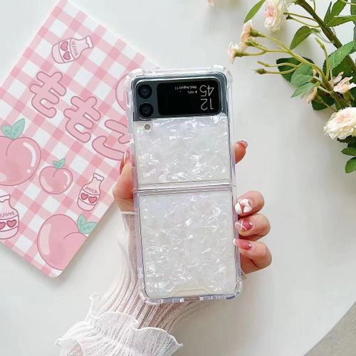 Applicable to Samsung Z Flip 4 Fold Stack Phone Case Galaxy Z Flip 3 Shell Pattern Drop-Resistant Protective Case