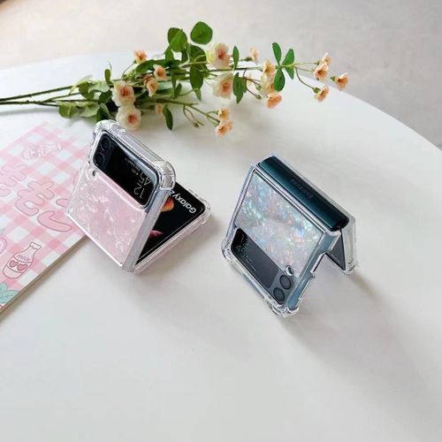 Applicable to Samsung Z Flip 4 Fold Stack Phone Case Galaxy Z Flip 3 Shell Pattern Drop-Resistant Protective Case