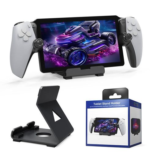 Game Console Holder Desktop Stand for PS5 Portal Support Stand with Anti-Slip Pad for Portal Steam Deck ROG Switch
