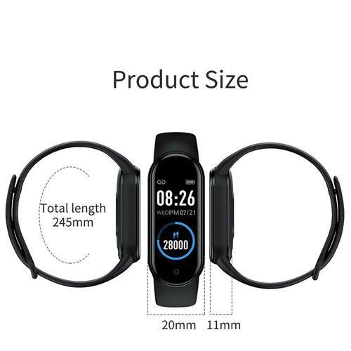 Ladies Orange Smart Bracelet M6 Bluetooth Surveillance Bracelet