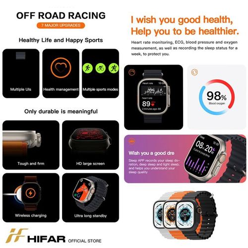T800 Ultra Series 8 Bluetooth Calling Smart Watch for iOS Android