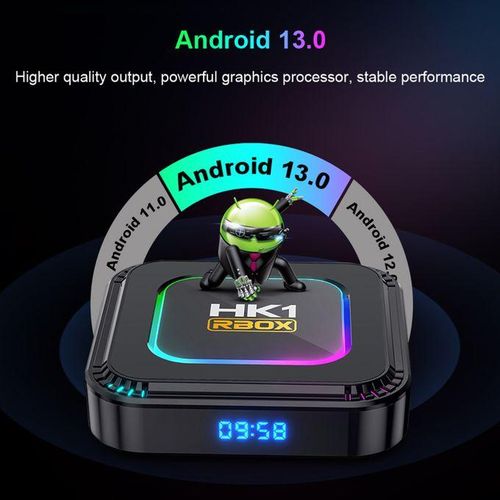 HK1 RBOX K8 Android 13.0 Smart TV Box RK3528 Quad-core UHD