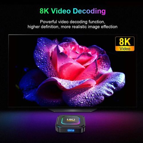 HK1 RBOX K8 Android 13.0 Smart TV Box RK3528 Quad-core UHD