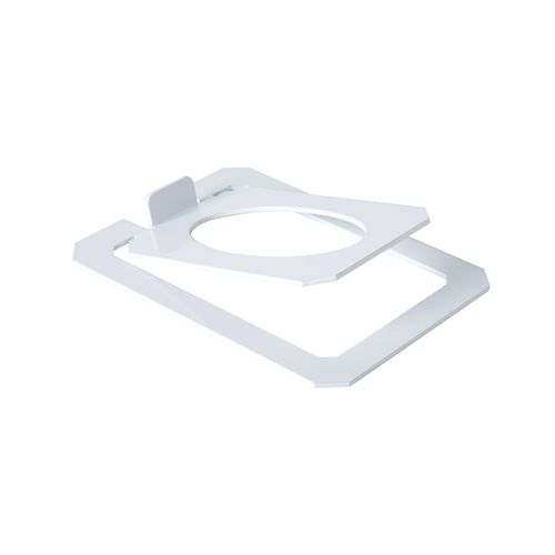 Desktop Speaker Stand Tilted Non Slip Studio Monitor White