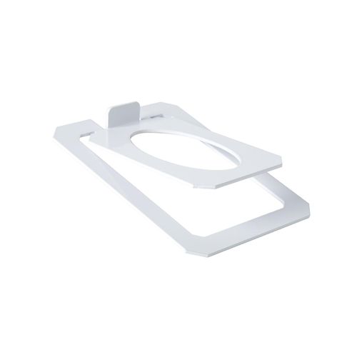 Desktop Speaker Stand Tilted Non Slip Studio Monitor White