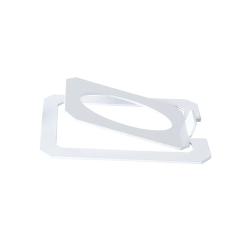 Desktop Speaker Stand Tilted Non Slip Studio Monitor White