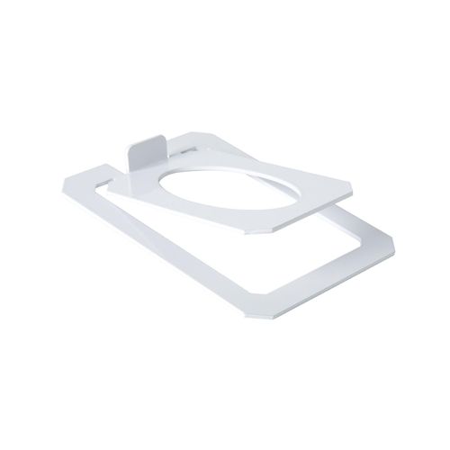 Desktop Speaker Stand Tilted Non Slip Studio Monitor White