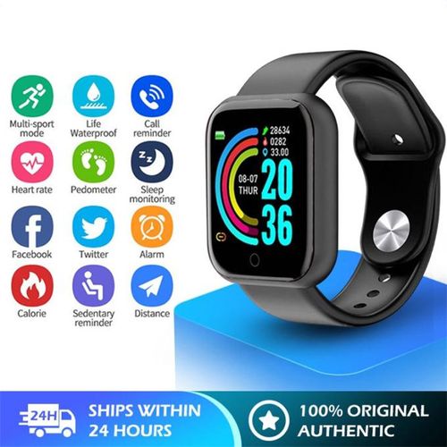 New Y68 Smart Watch Mens Womens   Pressure Watch For Ios Android