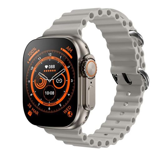 Ultra 8 NFC White Smart Watch Men Ladies Watch For Ios Android