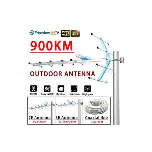 15M Coaxial Cable 50-900km 5E 7E 9E Mytv DVBt2 DTV T2 Antenna uhf vhf DTMB Outdoor antenna digital antenna