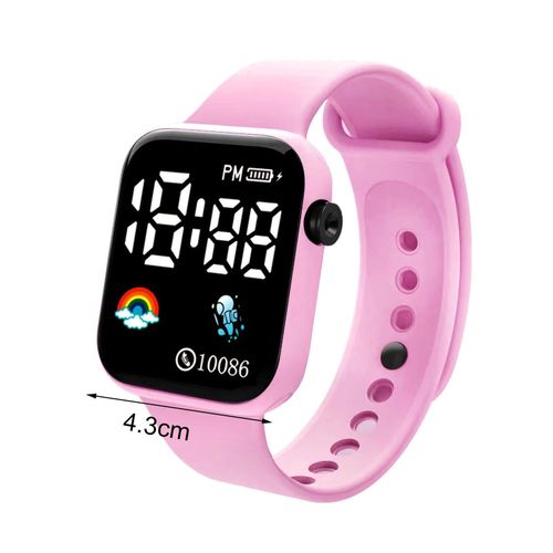 Electronic Watch Kids LED Digital Sports Watch-White